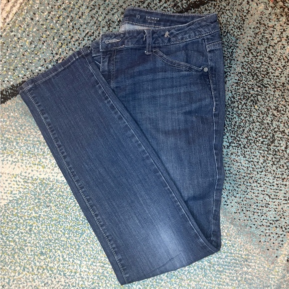 Simply Vera Vera Wang Denim Women’s Skinny Mid-rise Stretch Jeans Size10 - Picture 1 of 7